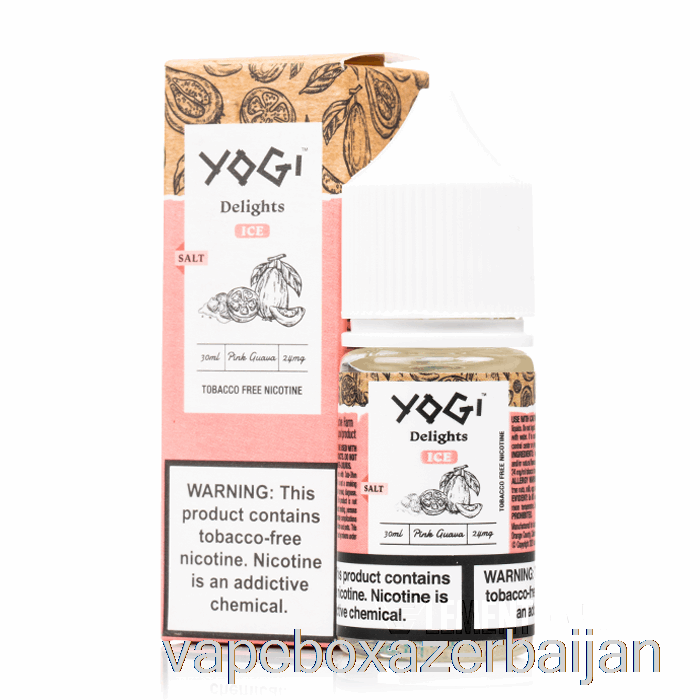 Vape Azerbaijan Pink Guava Ice Salts - Yogi Delights - 30mL 24mg